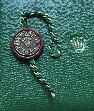 Vintage 1960’s Rolex “Geneva Only” Red Seal Hang Tag 1675 5513 5512 6610 1016 3