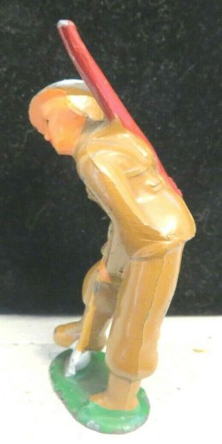 Vintage Barclay Lead Toy Soldier Digging with Cast Helmet B - 131 4