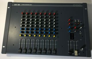 DOD 822 RM 8 Channel Professional Rack Mixer with Equalizer Analog Vintage 1994 2