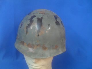 Wwii Us Army/usmc M - 1 Steel Helmet Fiber Liner Capac