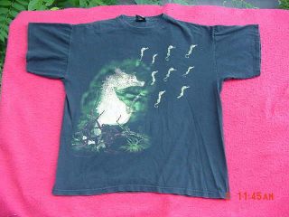Vintage 1993 Nirvana Seahorse Grunge Rock Band Shirt
