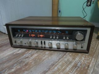 Kenwood Kr - 7600 Am/fm Stereo Receiver For Repair Parts Or Restoration Vintage