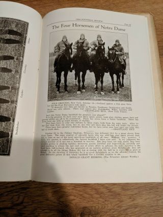 1924 Notre Dame Football Review Championship Rare Rockne Four Horsemen Layden 11