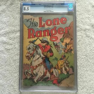 Lone Ranger 1 Dell 1948 Cgc 8.  5 Off - White/white Pages Golden Age Rare Book