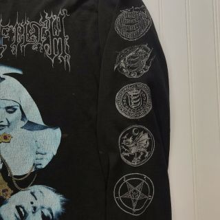 Vintage Cradle Of Filth Long Sleeve Shirt Decadence Is A Virtue 1990s Possession 3