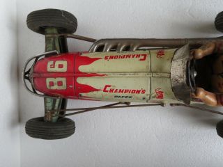 Vintage Yonezawa Champion N0.  98 Indy Friction Racer,  friction toy 11