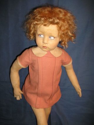 EXTREMELY RARE EARLY LENCI CHILD Large 28 - inch Girl 6