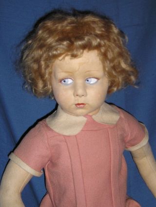 EXTREMELY RARE EARLY LENCI CHILD Large 28 - inch Girl 7