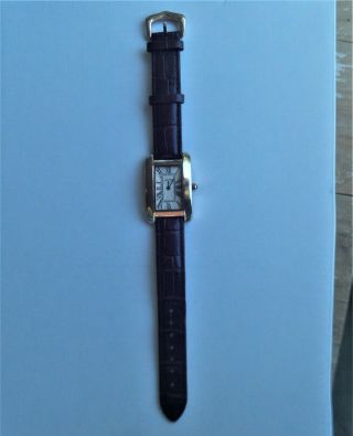 Rare Vintage Gold Plated Sterling Silver Quartz Wrist Watch