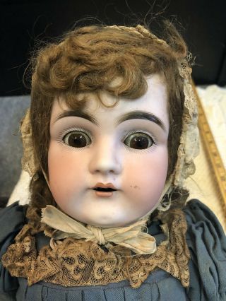 Antique Kestner Porcelain Doll - Germany - Mold Bisque Leather Body Nr