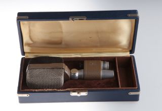 Rare Akg D20 200 Ohm Vintage Bass Drum Microphone D - 20 Full Bass,  Orig.  Case