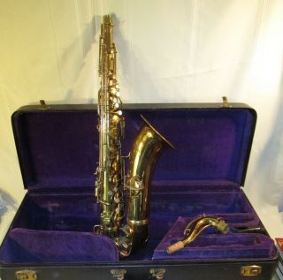 Vintage Conn Tenor Saxophone M251378 T L - With Case