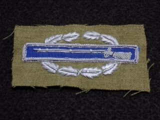 Late Wwii Us Army Cib Combat Infantry Badge Bullion Patch