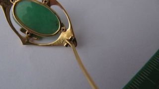Antique 15 carat gold Murrle Bennett Art Nouveau brooch pin 4