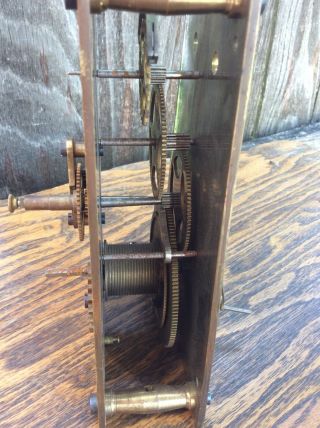 Antique Large Seth Thomas Long Drop Wall Regulator A Plate Clock Movement,  P/R 6