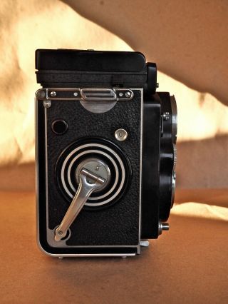 Rolleiflex 3.  5 E3 Xenotar - VGC Rare Complete and Film W/Cap and case 5