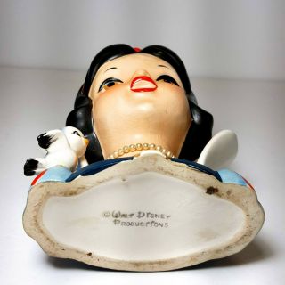 Vintage WALT DISNEY - SNOW WHITE Head Vase - Very Hard To Find - 11