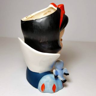 Vintage WALT DISNEY - SNOW WHITE Head Vase - Very Hard To Find - 4