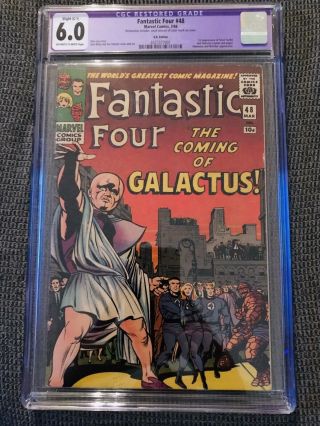 Fantastic Four 48 Cgc 6.  0 Restored 1st Silver Surfer & Galactus Holy Grail Rare