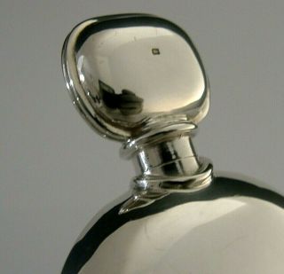 Martyn Pugh Contemporary Sterling Silver Hip Flask Cachet Flask 1999 Designer