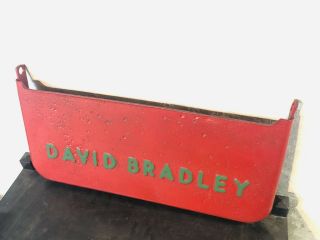 Vintage Part David Bradley Tractor Decor Impliment Hanger Sign Man Cave