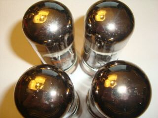 One Matched Quad of Vintage 6550 Tubes,  RCA,  - In - Box 4