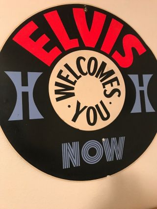 Elvis Hilton Disc 36 Inch Very Rare