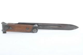 Vintage Italian WWII Carcano Folding Bayonet 1930 ' s Folding Bayonet 2