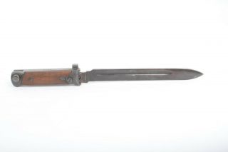Vintage Italian WWII Carcano Folding Bayonet 1930 ' s Folding Bayonet 3
