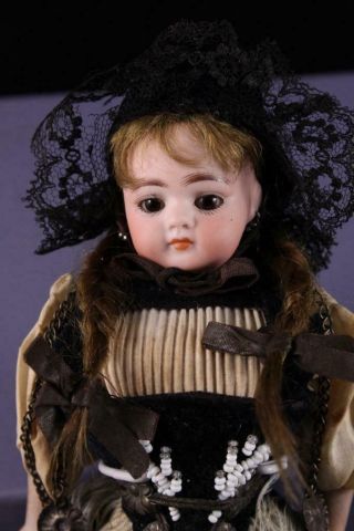 Rare Simon Halbig 950 Bisque Antique German Closed Mouth 9 " Doll 1880