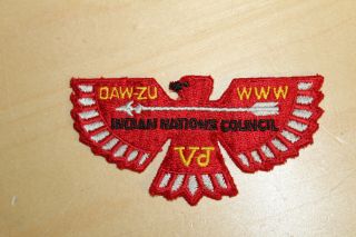 Daw - Zu Lodge 138 Vintage BSA Boy Scout OA Order of the Arrow Flap Patch 2