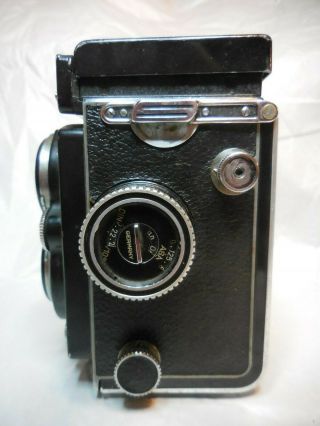 Vintage Rolleiflex 3.  5E Medium Format Camera - with Lens Cover c1957 - 1959 5