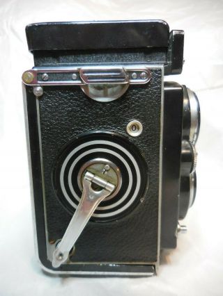 Vintage Rolleiflex 3.  5E Medium Format Camera - with Lens Cover c1957 - 1959 6