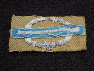 Wwii Us Army Cib Combat Infantry Badge Bullion Patch - Italian Theater Made