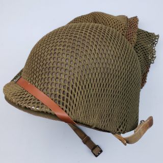 Shrimp Net - WWII - U.  S.  M1 Helmet 4