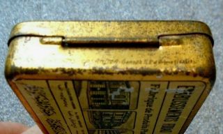 rare graphic Ambarol flat pocket Egyptian Cigarette tobacco tin 6