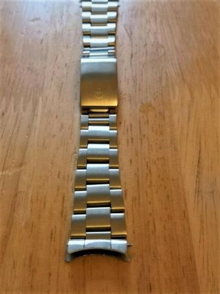 Vintage Rolex Oyster Bracelet And Clasp - 78360,  Circa 1979 / 1980