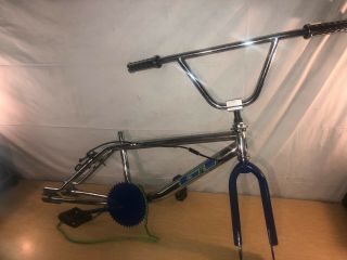 Vintage Gt Chrome Freestyle Bmx Bike Bicycle Frame