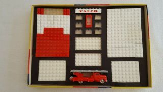 Vintage Lego System No 308 - Fire Station,  Rare,  1:87,  w/complete box,  Denmark 3