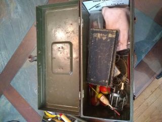 vintage tackle box full of fishing lures 4