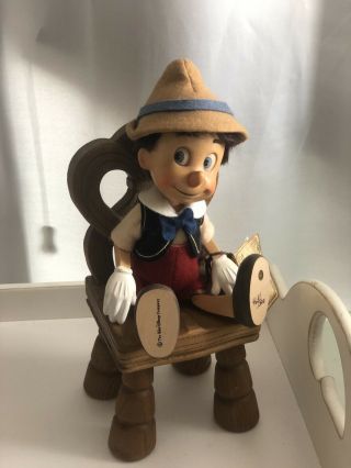 Rare R John Wright Pinocchio With Geppetto’s Chair Le 465/500