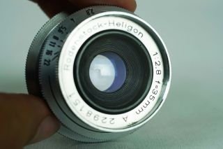 RARE Leica M39 Rodenstock Heligon 35 mm f 2.  8 6