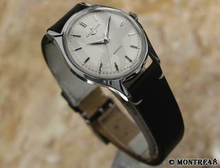 Ulysse Nardin Swiss Made 1960s Men Auto Stainless Steel 35mm Vintage Watch JE147 3