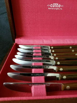 Vintage Cutco 47 Steak Table Knife 8pc Set 3