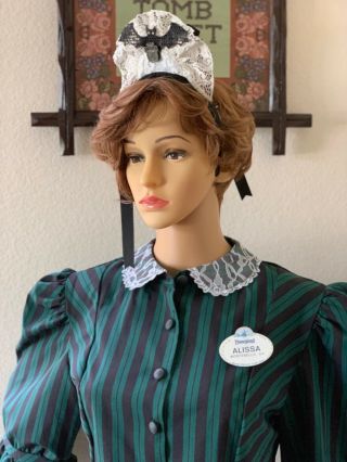 Haunted Mansion Authentic Cast Member Maid Costume Small Rare Cm Prop 50th D23