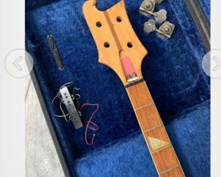 1979 Rickenbacker 4001 Vintage Bass Project With Case.  Please Read 12