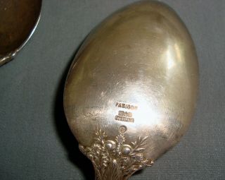 2 Antique 1894 Gorham Mythologique Large Serving Spoons 8 1/2 
