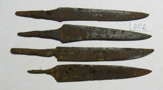 Ancient Iron Knives Of Kievan Rus Viking 8 - 11 Century.  602