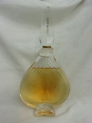 Guerlain " Chamade " Vintage Bottle Extract Of Perfume Almost Full 60ml 2floz 18,  3cm