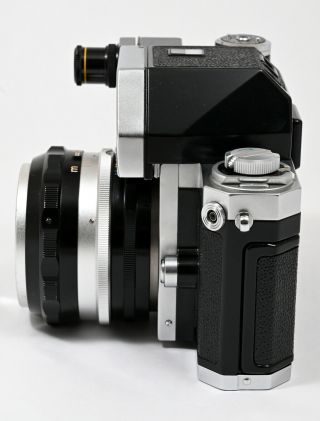 Nikon F Red Flag Meter Prism 35mm Film SLR Camera,  50/1.  4 lens Kit - (Rare) 4